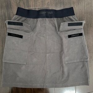 Fear of God Essentials Gray Skirt